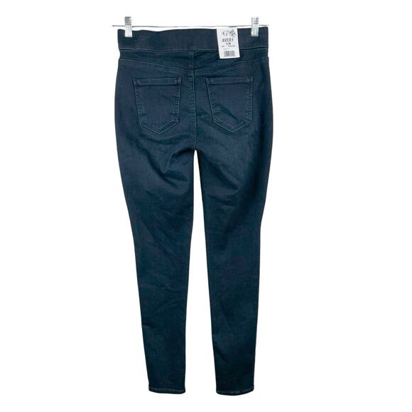 Gloria Vanderbilt Avery Pull-On Slim Fit Stretch Dark Denim Jegging Jeans 4 NWT - Picture 3 of 15